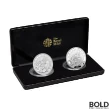 2021 Great Britain Britannia Core 2-Coin Silver Proof Set