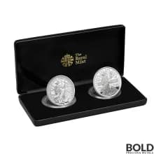 2020 Great Britain Britannia 2-Coin Silver Proof Set