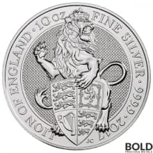 2017 Silver Great Britain Queen's Beasts (The Lion) - 10 oz