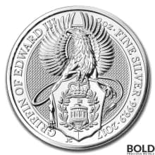 2017 Silver Great Britain Queen's Beasts (The Griffin) - 2 oz