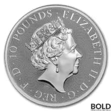 2018 Silver Great Britain Queen's Beasts (The Griffin) - 10 oz