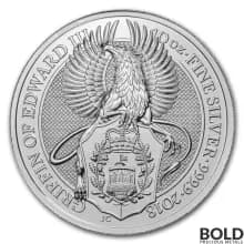 2018 Silver Great Britain Queen's Beasts (The Griffin) - 10 oz
