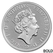 2018 Silver Great Britain Queen's Beasts (The Unicorn) - 2 oz
