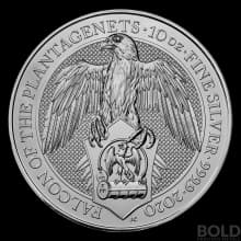 2020 Silver Great Britain Queen's Beasts (The Falcon) - 10 oz