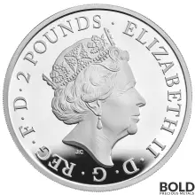 2021 Britain Queen's Beasts Completer 1 oz Silver Proof