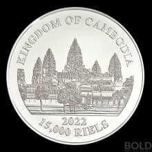 2022 Lost Tiger of Cambodia 5 oz Silver BU