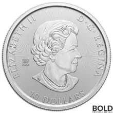 2023 Silver 2 oz Canada Ice Age Sabre-Tooth Cat BU