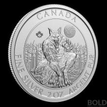 2021 Canada Creatures of the North: Werewolf 2 oz Silver BU