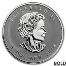 2016 Silver 1 oz Canada Maple Leaf Grizzly Bear Privy