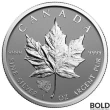 2016 Silver 1 oz Canada Maple Leaf Grizzly Bear Privy