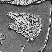 2016 Silver 1 oz Canada Maple Leaf Grizzly Bear Privy