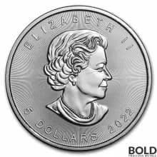 2022 Canada Maple Leaf 1 oz Silver BU