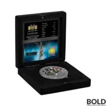 2022 Silver 2 oz Niue Sir Lancelot Antiqued High Relief