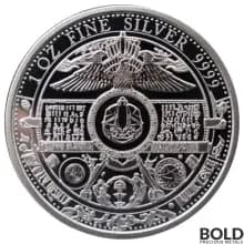 2023 Silver 1 oz Chad AI Artificial Intelligence BU Coin