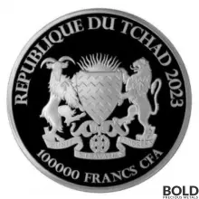 2023 Silver Chad Bull & Bear 1 Kilo Coin