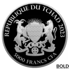 2023 Silver 1 oz Chad Goddess Europa