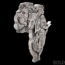 2022 Chad Big Five Africa Silver 5 oz Shaped Coin