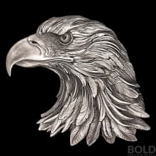2022 Chad Eagle Shaped 1 oz Silver Antiqued Coin