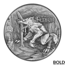 2021 Chad The Binding of Fenrir 2 oz Silver HR Proof