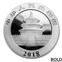 2018 Silver 30 g China Panda