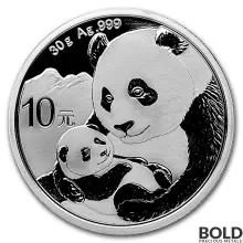 2019 Silver 30 g China Panda