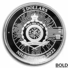 2022 Silver Niue Crypto Series: "Bitcoin" 1 oz BU