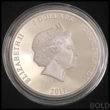 2017 Cook Island Fantastic Beasts 1 oz High Relief Silver Proof