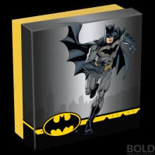 2021 Cook Islands Batman 2 oz Silver Antiqued