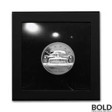 2021 Cook Islands Classic Car 2 oz Silver Black Proof