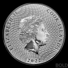 2022 Cook Islands Bounty 1 oz Silver BU