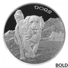2022 Fiji Dogs 1 oz Silver BU