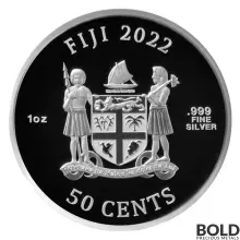 2022 Fiji Dogs 1 oz Silver BU