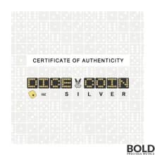 2023 Silver 1 oz Fiji Rabbit Dice Coin