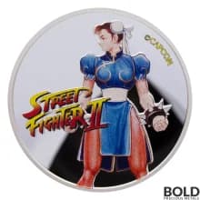 2021 Fiji Street Fighter II Chun-Li 1 oz Silver Colored BU