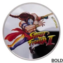 2021 Fiji Street Fighter II Vega 1 oz Silver Colored BU