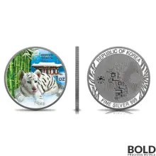 2021 South Korea Tiger "Baekho Edition" 1 oz Silver Coin