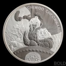 2021 South Korean Chiwoo Cheonwang Silver 1 oz BU