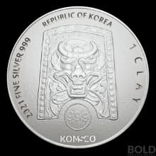 2021 South Korean Silver ZI:SIN Taurus BU - 1 oz