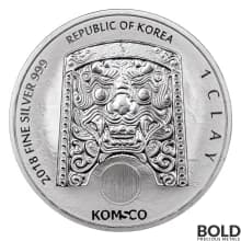 2018 South Korean Silver Chiwoo - 1 oz