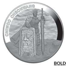 2019 South Korean Chiwoo Cheonwang Silver Proof - 1 oz