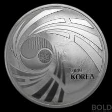 2019 South Korean Silver Taekwondo BU - 1 oz