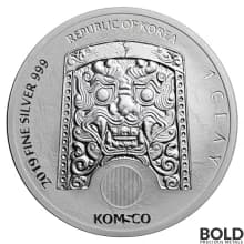 2019 South Korean Silver ZI:SIN Scrofa BU - 1 oz