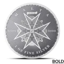 2024 1 oz Malta Maltese Cross Silver Coin (BU)