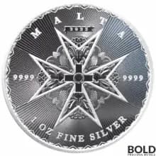 2023 Silver 1 oz Malta: Maltese Cross Coin BU