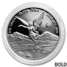 2020 Mexican Libertad 1/10 oz Silver Proof (In Capsule)