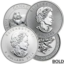 Silver 1.5 oz Royal Canadian Mint Coin *Random Design*