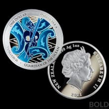 2021 New Zealand Tangaroa: Guardian of the Sea Silver Proof Set