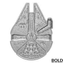 2021 Niue Star Wars Millennium Falcon Shaped 1 oz Silver Proof