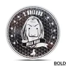 2022 1 oz Niue Bella Ciao Silver Coin (Proof-like)