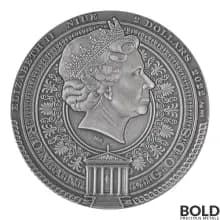 2022 Silver 2 oz Niue Roman Gods: Juno Antique HR Coin